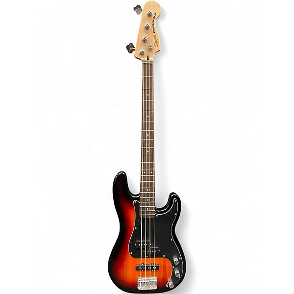 Used Squier Precision Bass 2 Tone Sunburst Electric Bass Guitar