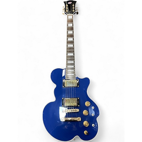 Used Eastwood DEVO CLOUD Blue Solid Body Electric Guitar
