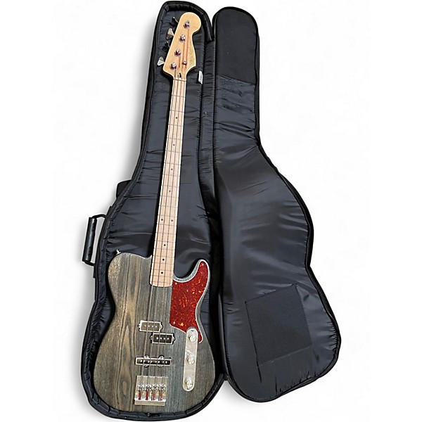 Used Wide Load single cut Black Electric Bass Guitar