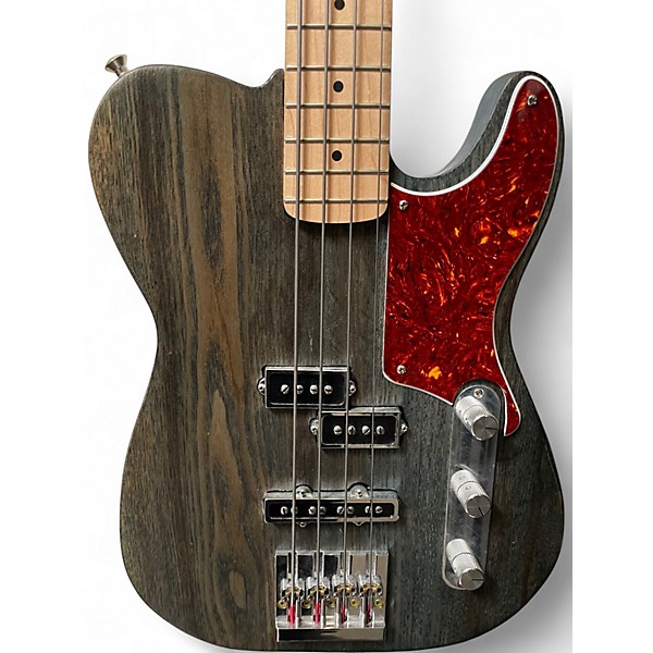 Used Wide Load single cut Black Electric Bass Guitar