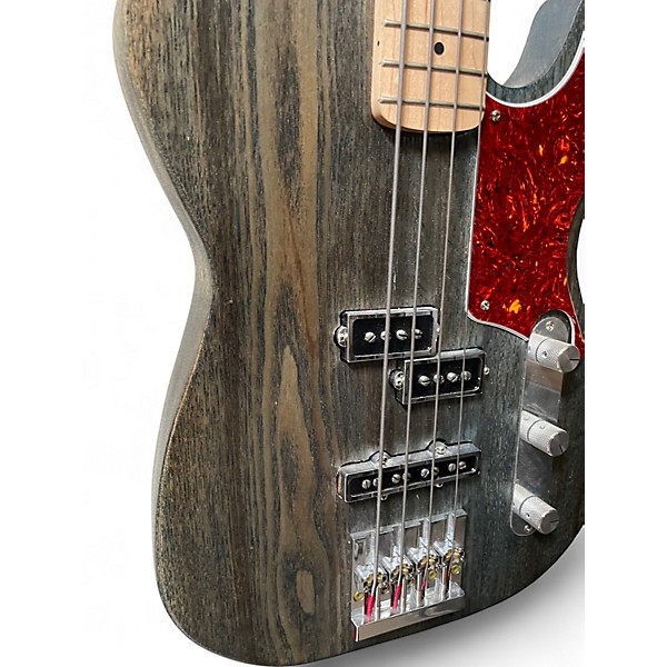 Used Wide Load single cut Black Electric Bass Guitar