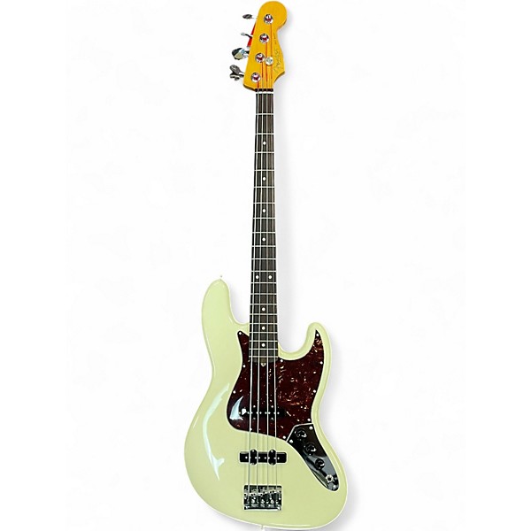 Used Fender American Professional II Jazz Bass Olympic White Electric Bass Guitar