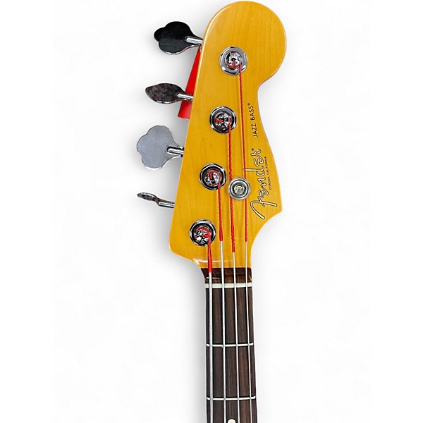 Used Fender American Professional II Jazz Bass Olympic White Electric Bass Guitar