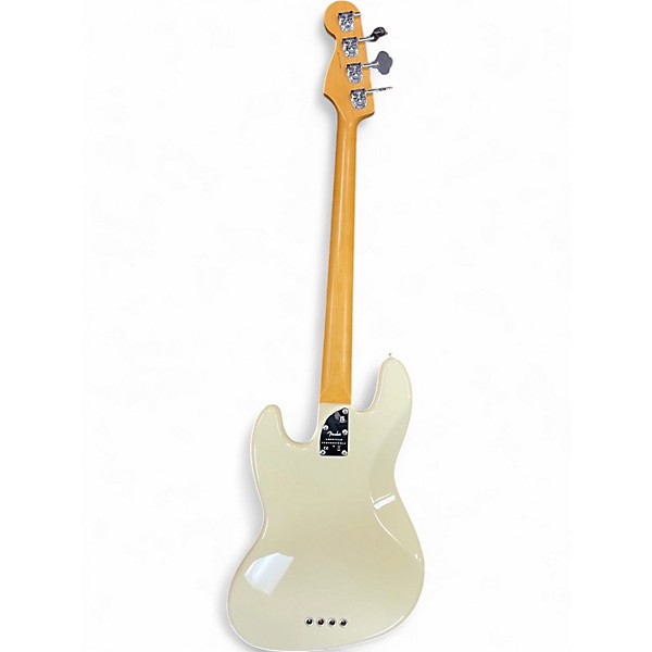 Used Fender American Professional II Jazz Bass Olympic White Electric Bass Guitar