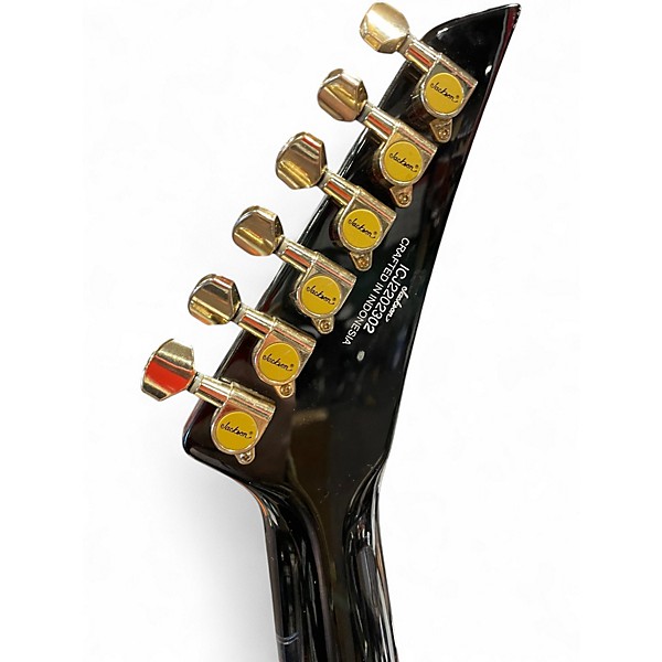 Used Jackson X Series Rhoads RRX24 Black and Yellow Solid Body Electric Guitar
