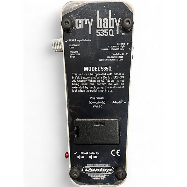 Used Dunlop 535Q Cry Baby Multi-Wah Effect Pedal