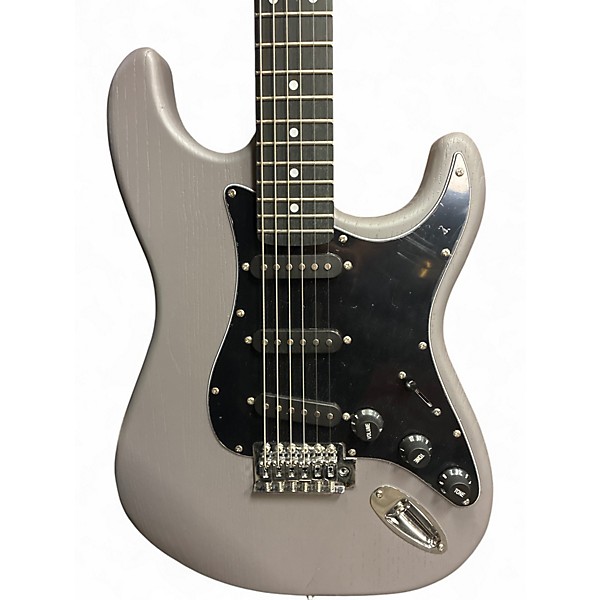 Used Donner STANDARD SERIES STRAT Gray Solid Body Electric Guitar