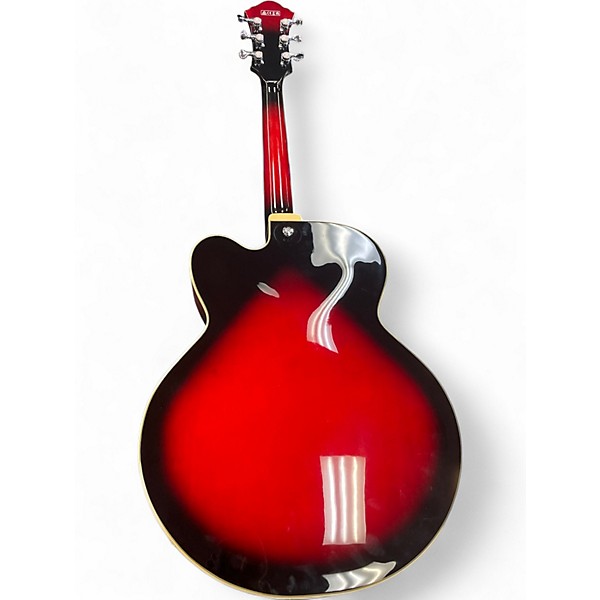Used Ibanez AF75 Crimson Red Burst Hollow Body Electric Guitar