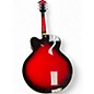 Used Ibanez AF75 Crimson Red Burst Hollow Body Electric Guitar