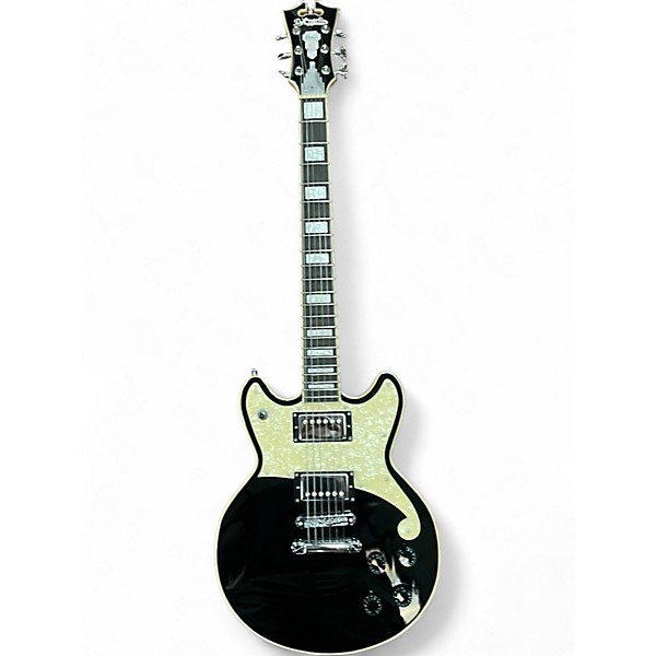 Used D'Angelico PREMIER BRIGHTON Black Solid Body Electric Guitar