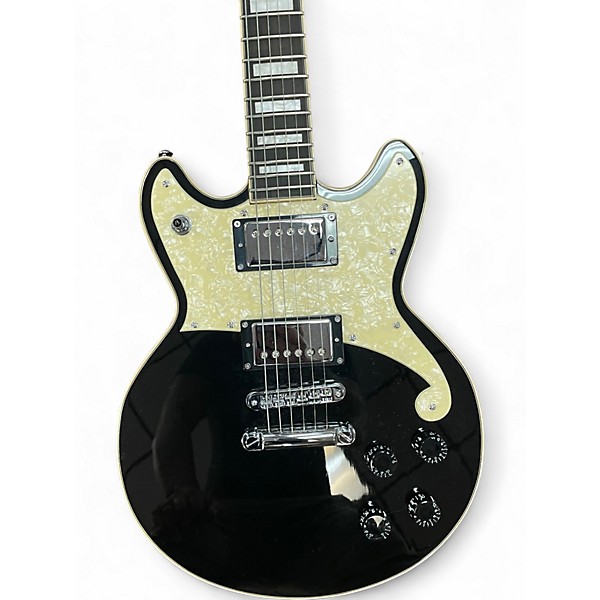Used D'Angelico PREMIER BRIGHTON Black Solid Body Electric Guitar