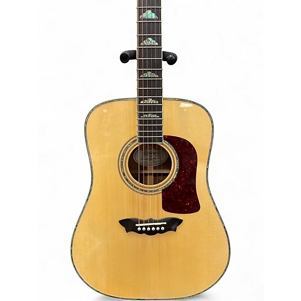 Used Washburn wd54sw Natural Acoustic Guitar