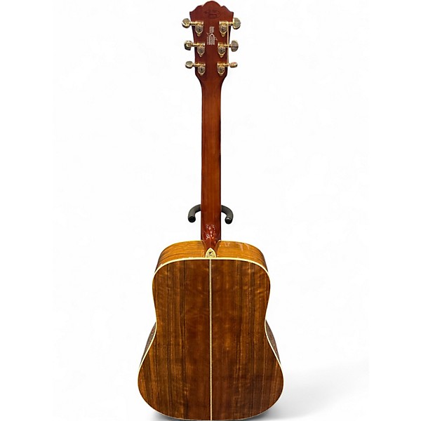 Used Washburn wd54sw Natural Acoustic Guitar