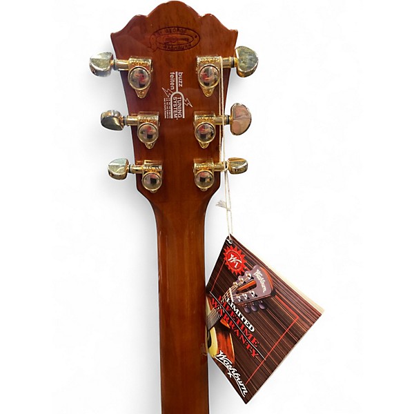 Used Washburn wd54sw Natural Acoustic Guitar