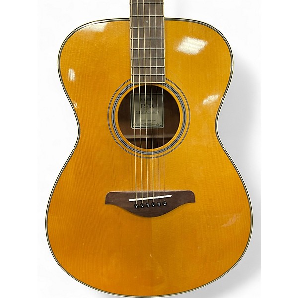 Used Yamaha FSTA TransAcoustic Concert Natural Acoustic Electric Guitar