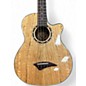 Used Dean Exotica Quilted Ash 4-String Natural Acoustic Bass Guitar thumbnail