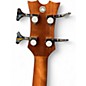 Used Dean Exotica Quilted Ash 4-String Natural Acoustic Bass Guitar