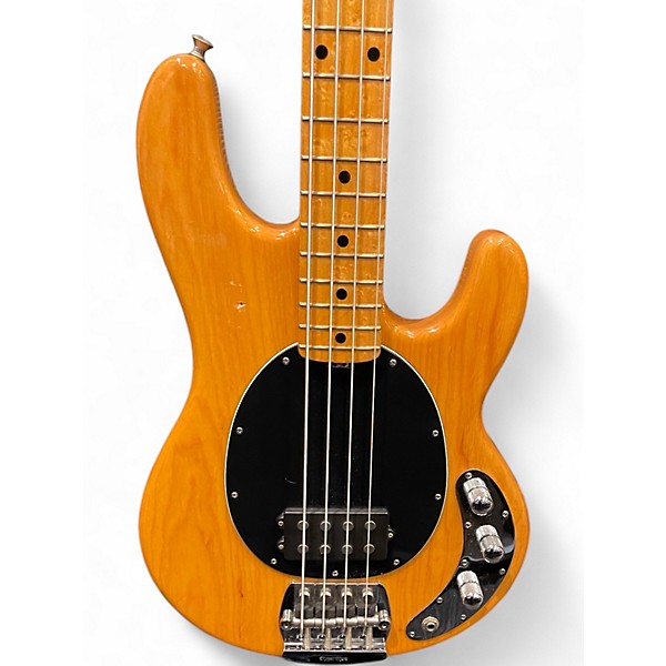 Used Ernie Ball Music Man Stingray 4 String Natural Electric Bass Guitar