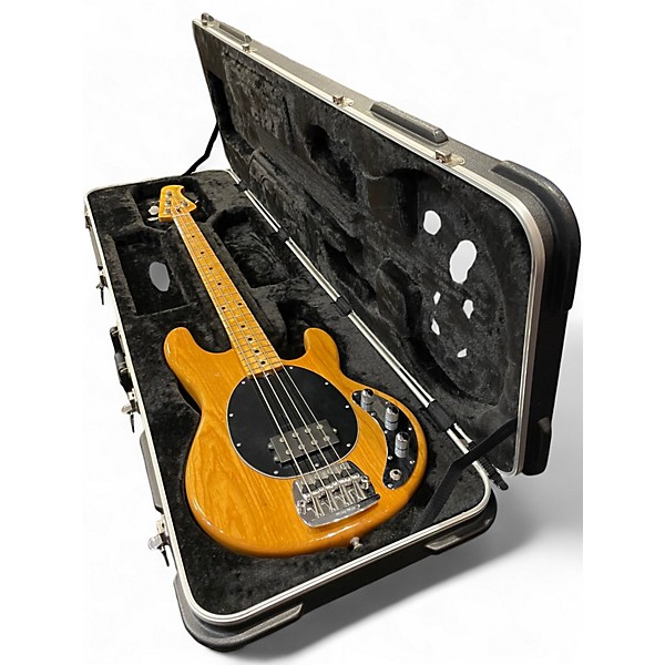 Used Ernie Ball Music Man Stingray 4 String Natural Electric Bass Guitar