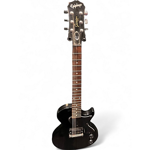 Used Epiphone Les Paul Junior Single Cut Black Solid Body Electric Guitar