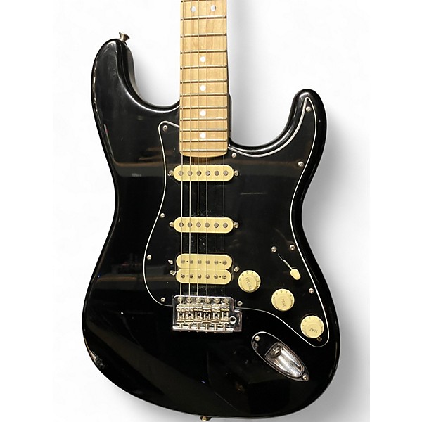 Used Fender American Performer Stratocaster HSS Black Solid Body Electric Guitar
