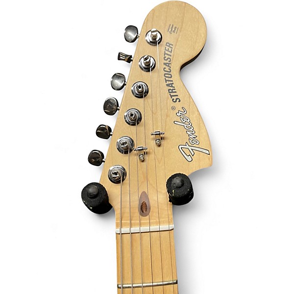 Used Fender American Performer Stratocaster HSS Black Solid Body Electric Guitar