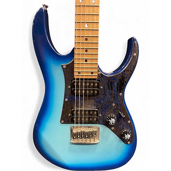 Used Ibanez GIO MIKRO Blue Burst Solid Body Electric Guitar