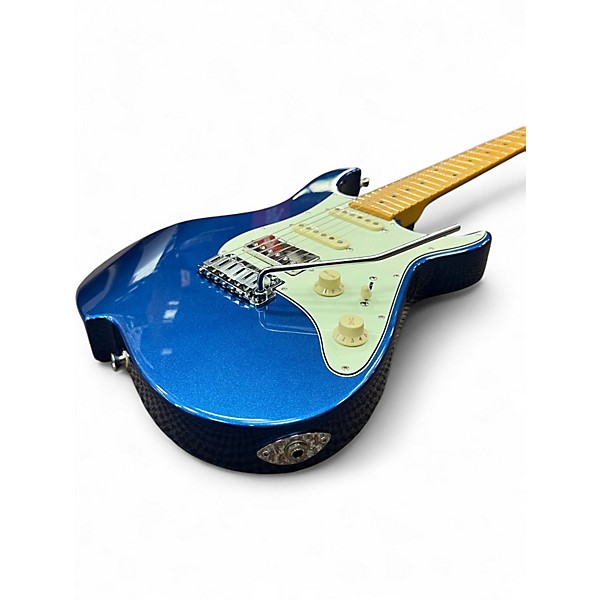 Used Vola OZ MC Metallic Blue Solid Body Electric Guitar