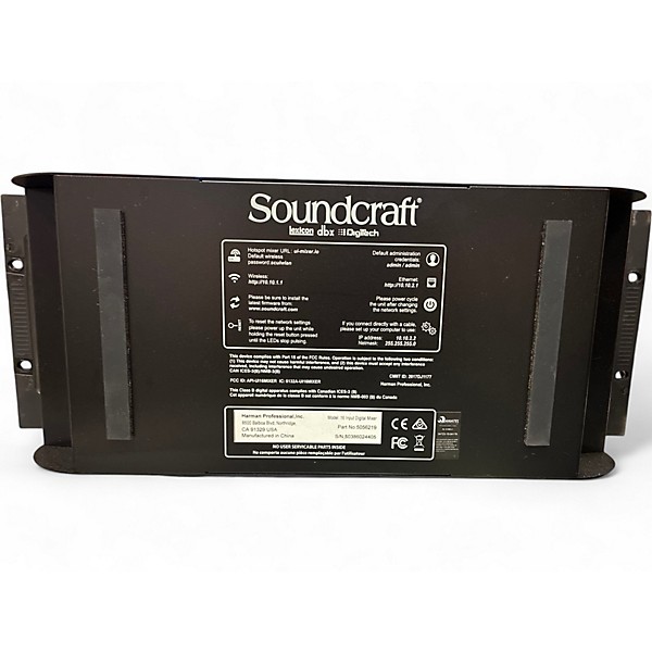Used DigiTech SOUNDCRAFT UI16 Digital Mixer