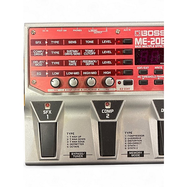 Used BOSS ME20B Bass Multi Bass Effect Pedal