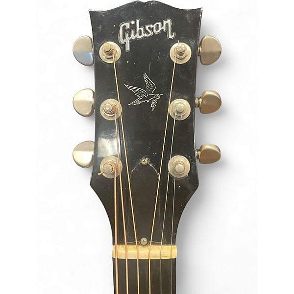 Vintage 1970s Gibson Gospel Antique Natural Acoustic Guitar