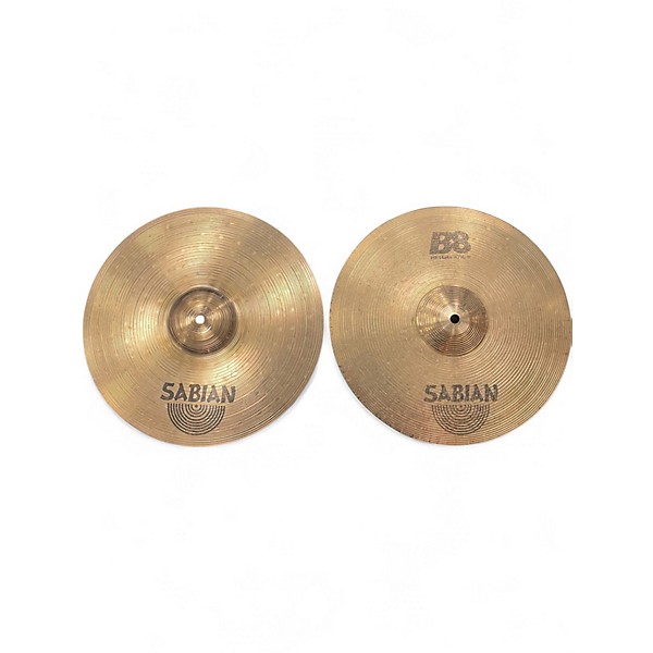 Used SABIAN 14in B8 Hi Hat Pair Cymbal