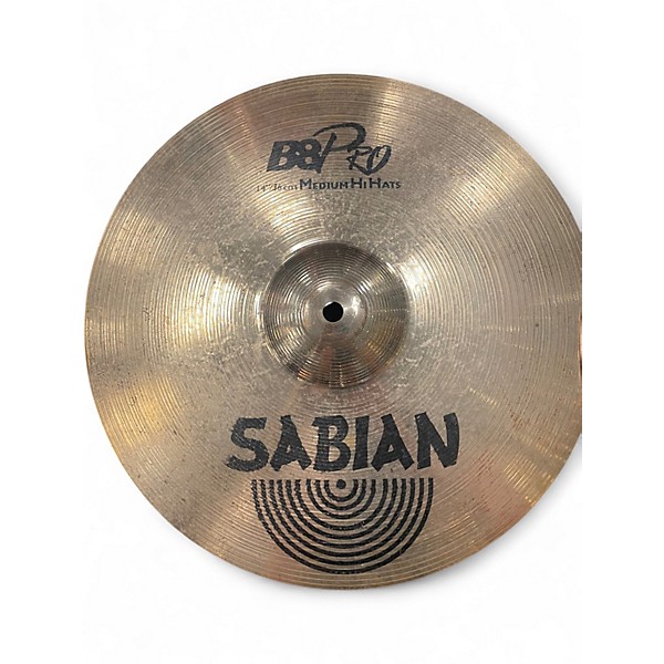 Used SABIAN 14in B8 Pro Medium Hi Hat Pair Cymbal