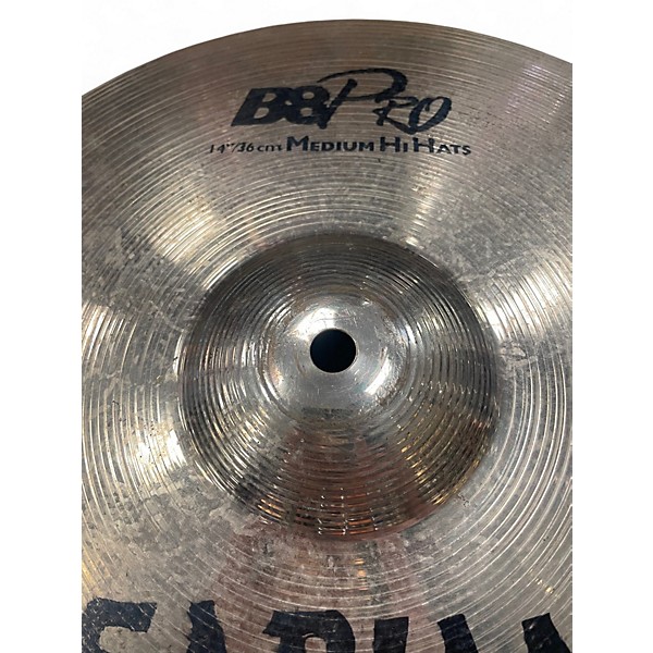 Used SABIAN 14in B8 Pro Medium Hi Hat Pair Cymbal