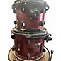 Used SPL 7 Piece 7 Piece Metallic Red Drum Kit