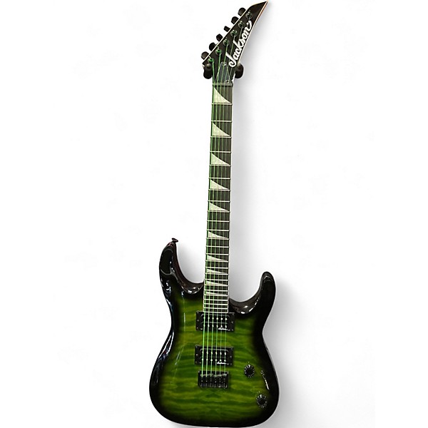 Used Jackson DINKY ARCHTOP JS32Q DKA HT Green Solid Body Electric Guitar
