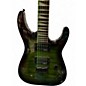 Used Jackson DINKY ARCHTOP JS32Q DKA HT Green Solid Body Electric Guitar