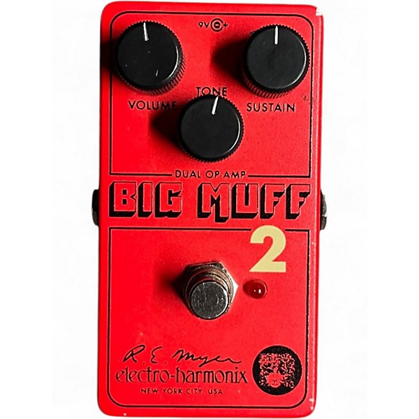 Used Electro-Harmonix Big Muff Pi 2 Dual Op-Amp Effect Pedal