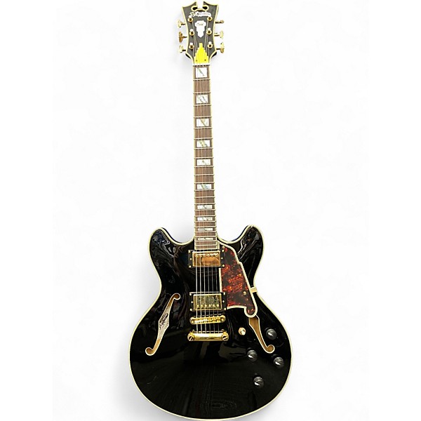 Used D'Angelico Excel DC Trans Black Hollow Body Electric Guitar
