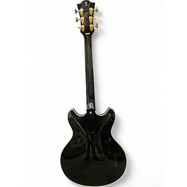 Used D'Angelico Excel DC Trans Black Hollow Body Electric Guitar