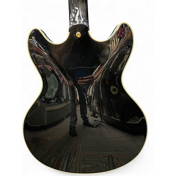 Used D'Angelico Excel DC Trans Black Hollow Body Electric Guitar