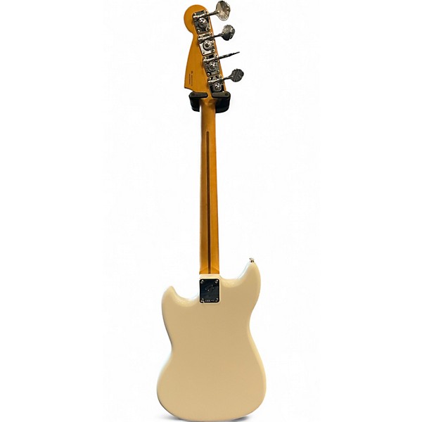Used 2025 Fender PLAYER 2 MUSTANG BASS PJ Polar White Electric Bass Guitar