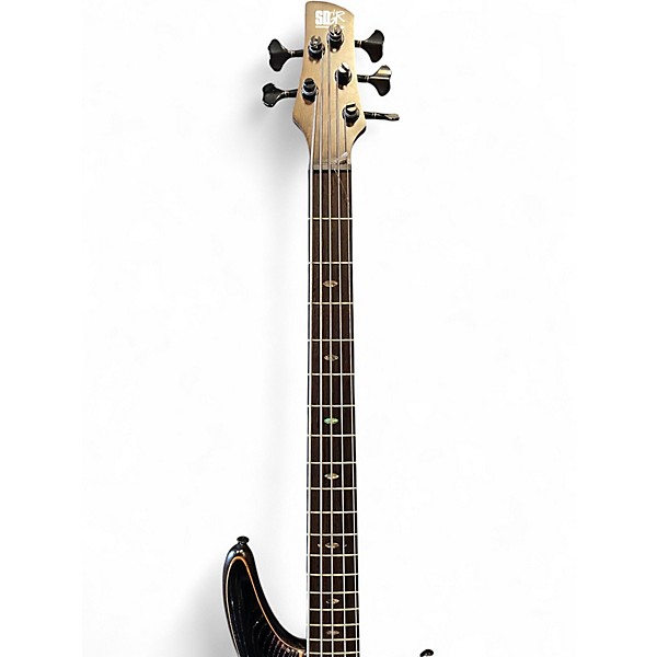 Used Ibanez SR1305SB Trans Black Electric Bass Guitar