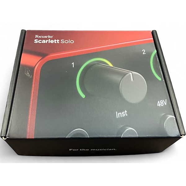 Used Focusrite SCARLETT SOLO GEN 4 Audio Interface