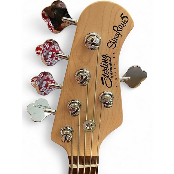 Used Sterling by Music Man Stingray Ray 5 HH 2 Color Sunburst Electric Bass Guitar