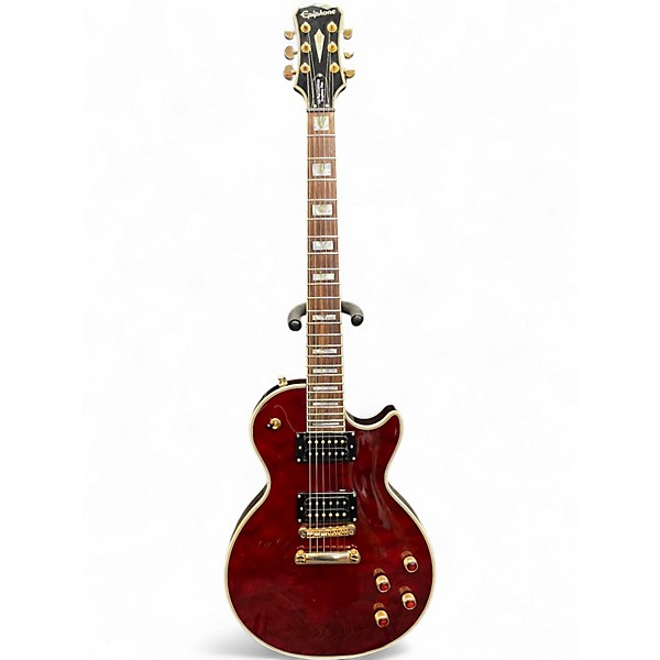 Used Epiphone Les Paul Custom GX Prophecy Black Cherry Solid Body Electric Guitar
