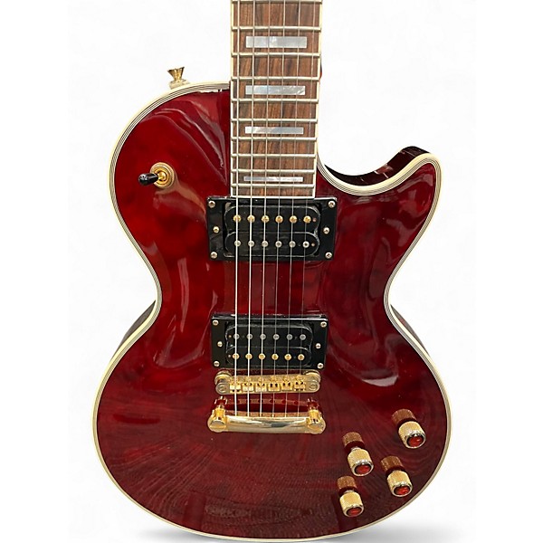 Used Epiphone Les Paul Custom GX Prophecy Black Cherry Solid Body Electric Guitar
