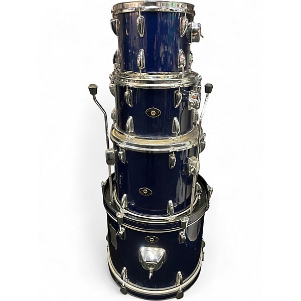 Used TAMA 4 Piece Stagestar Blue Drum Kit
