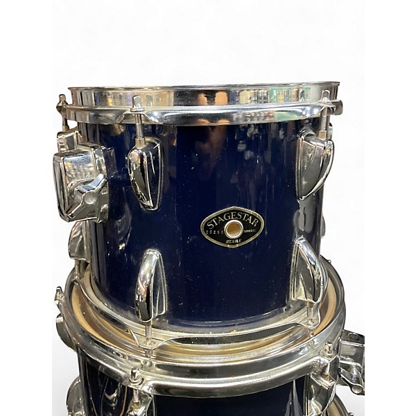 Used TAMA 4 Piece Stagestar Blue Drum Kit