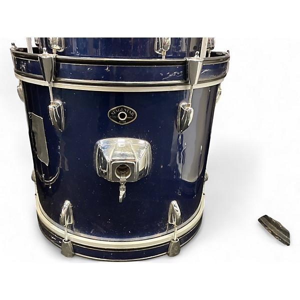 Used TAMA 4 Piece Stagestar Blue Drum Kit